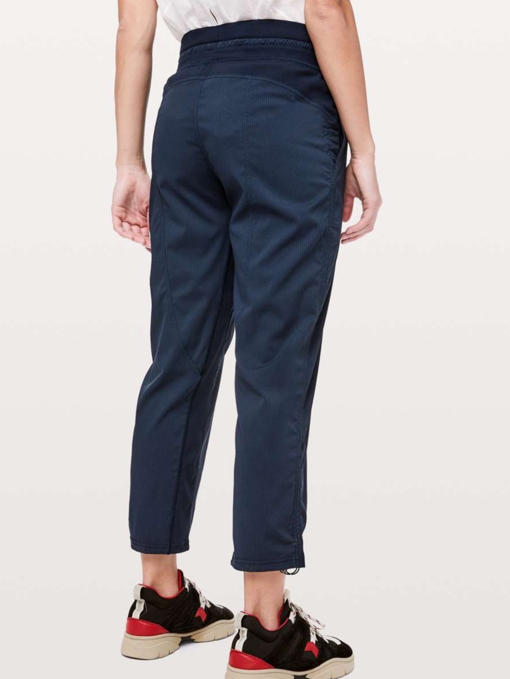 Lululemon Dance Studio Crop 25” Pants Size 6 True Navy Blue Swift Drawstring*Q15
